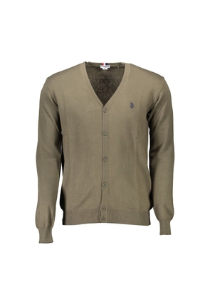 Green Cotton Sweater - XXL