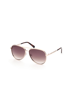 Guess Gold Metal Sunglasses