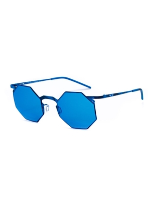 Blue Metal Sunglasses
