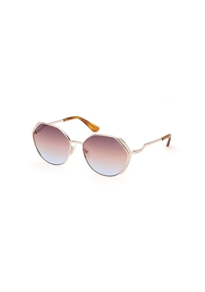 Guess Gold Metal Sunglasses
