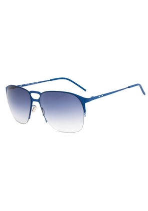 Blue Metal Sunglasses