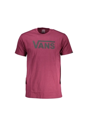 Purple Cotton Men T-Shirt - XS