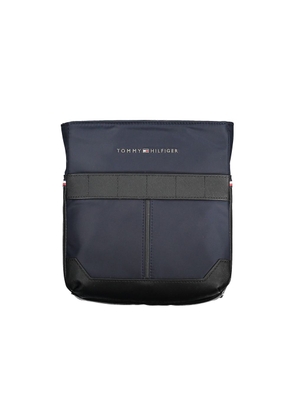 Blue Polyester Men Shoulder Bag