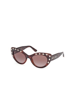 Guess Brown Resin Sunglasses