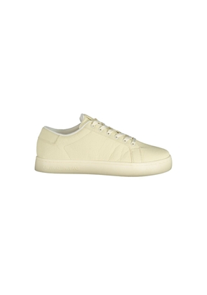 White Polyester Men Sneaker - EU40/US7
