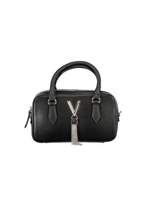 Black Polyethylene Women Handbag