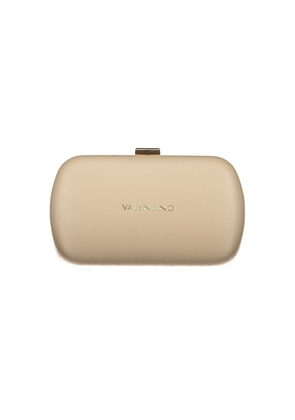 Beige Polyethylene Women Handbag