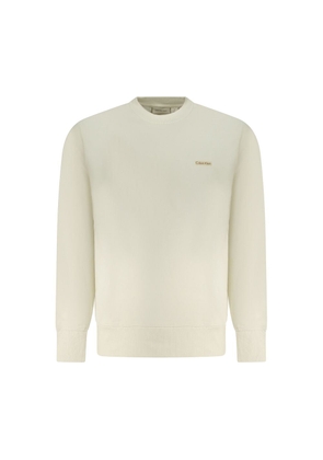 Beige Cotton Sweater - M