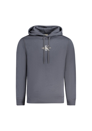 Blue Cotton Men Sweater - XL