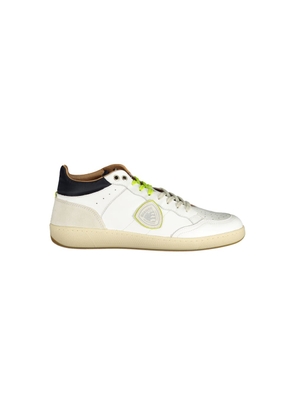 White Leather Men Sneaker - EU40/US7
