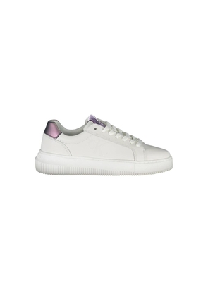 Calvin Klein White Leather Women Sneaker - EU40/US10