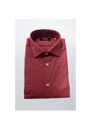 Baldinini Trend Red Cotton Shirt - XL