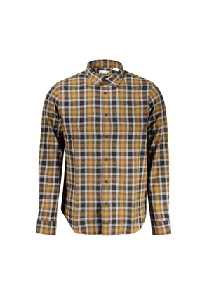 Brown Cotton Shirt - S