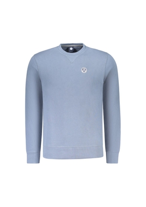 North Sails Blue Cotton Sweatshirt - L