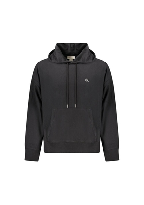 Calvin Klein Black Cotton Men Sweater - S