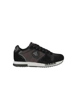 Blauer Black Leather Men Sneaker - EU41/US8