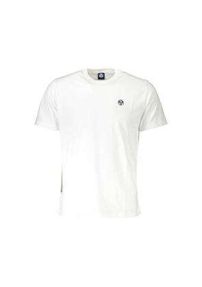 White Cotton Men T-Shirt - XL
