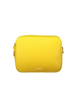 Yellow Leather Women Handbag