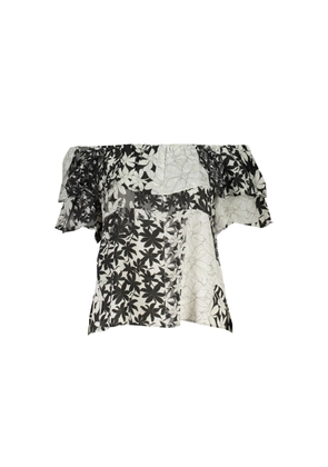 White Cotton Tops & T-Shirt - XS