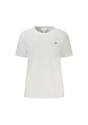 White Cotton Tops & T-Shirt - L