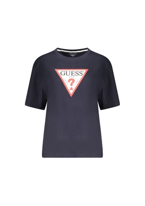 Blue Cotton Tops & T-Shirt - XS