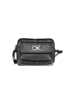 Black Polyester Handbag