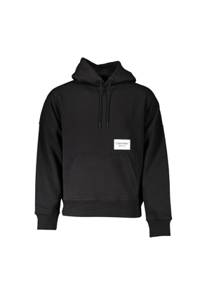 Black Cotton Men Sweater - XXL