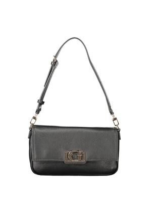 Black Polyethylene Women Handbag