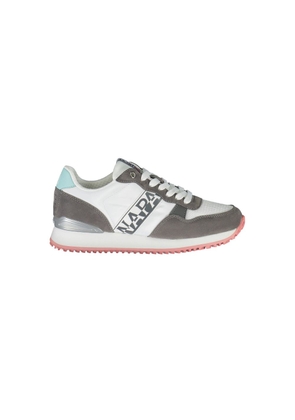 White Polyester Women Sneaker - EU39/US9