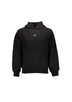 Black Cotton Men Sweater - XL