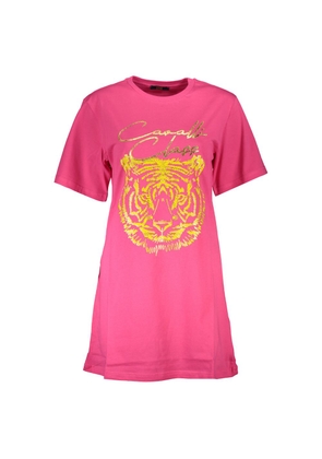 Pink Cotton Women Top - XL