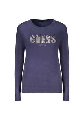 Guess Jeans Blue Viscose Women Sweater - M