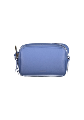 Light Blue Leather Women Handbag