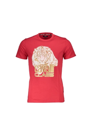 Red Cotton Men TShirt - L