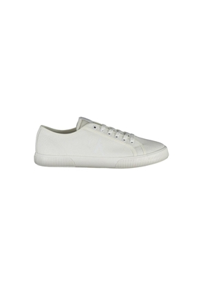 White Polyester Men Sneaker - EU45/US12