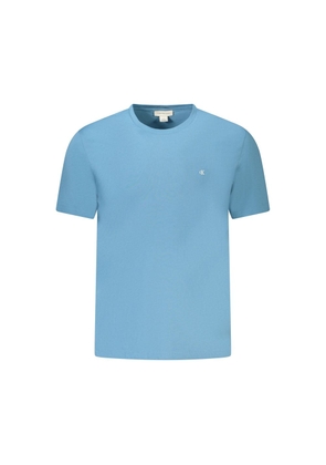 Blue Cotton Men T-Shirt - XL