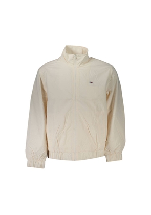 White Polyamide Men's Jacket - XXL