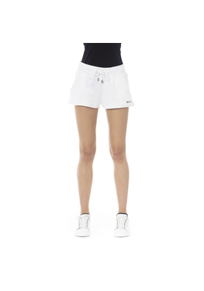 Just Cavalli White Cotton Short - L