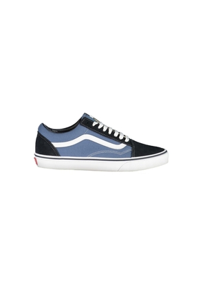 Blue Leather Men Sneaker - EU41/US8