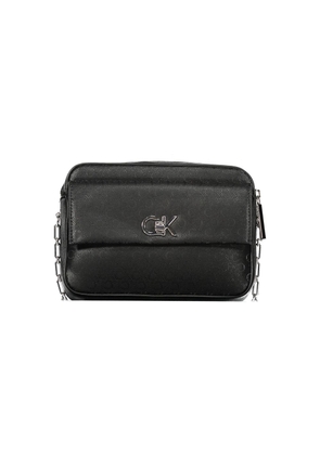 Black Polyester Handbag