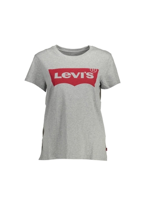 Levi's Brown Cotton Women T-Shirt - XS