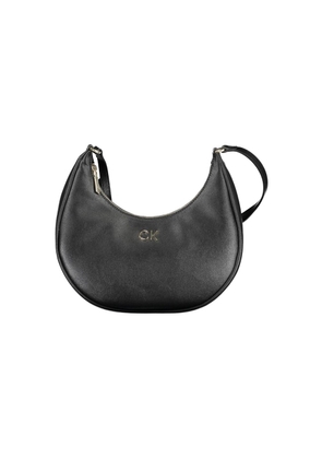 Black Recycled Polyester Women Handbag