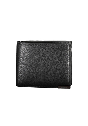 Black Leather Men Wallet