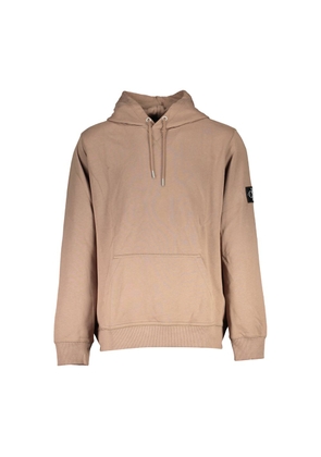 Brown Cotton Men Sweater - XL