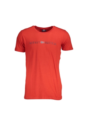 Red Cotton Men T-Shirt - XL