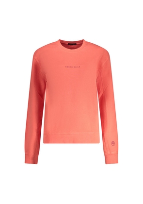 Pink Cotton Women Sweater - S