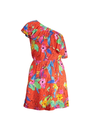 Red Viscose Women Dress - S