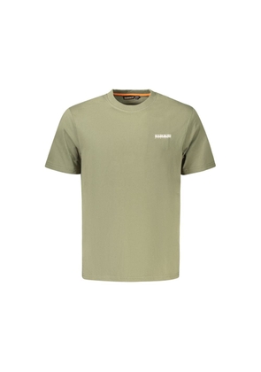 Napapijri Green Cotton Men T-Shirt - S