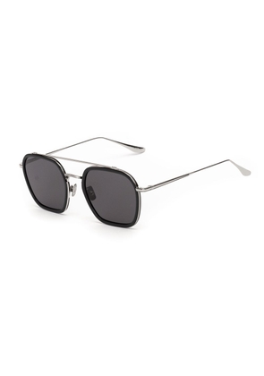 Gray Stainless Steel Sunglasses