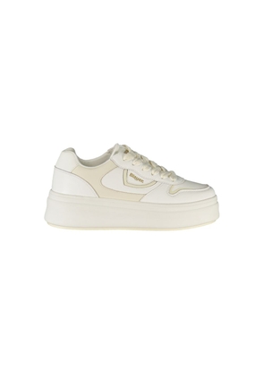White Leather Women Sneaker - EU36/US6